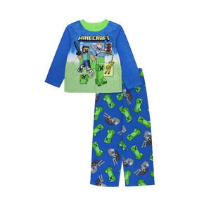 Minecraft Big Boys T-shirt and Elastic Waist Pants 2 Piece Set Multi Size 10